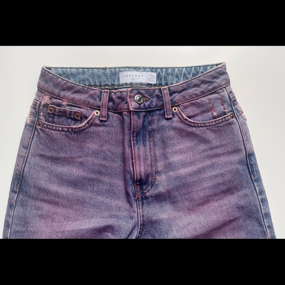 ⭐️ Host Pick ⭐️ TOPSHOP Denim Ombre Mom Jeans in Pink - Lyst - Picture 5 of 7